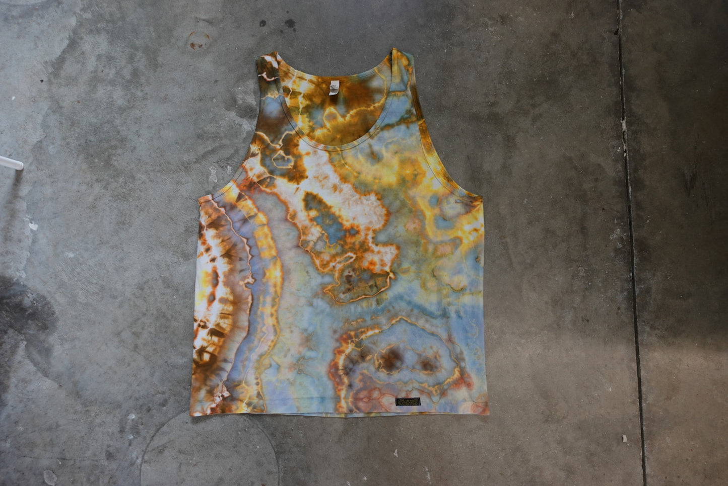 Hippy Cammo relaxed tank top (L)