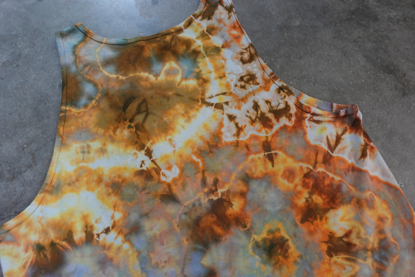 Hippy Cammo relaxed tank top (L)